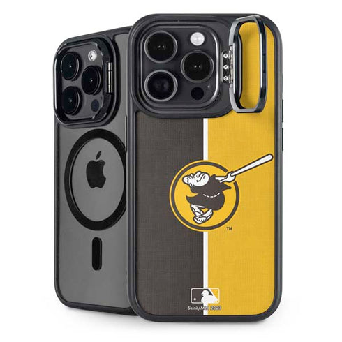 MLB San Diego Padres Split iPhone 14 Pro Kickstand Case
